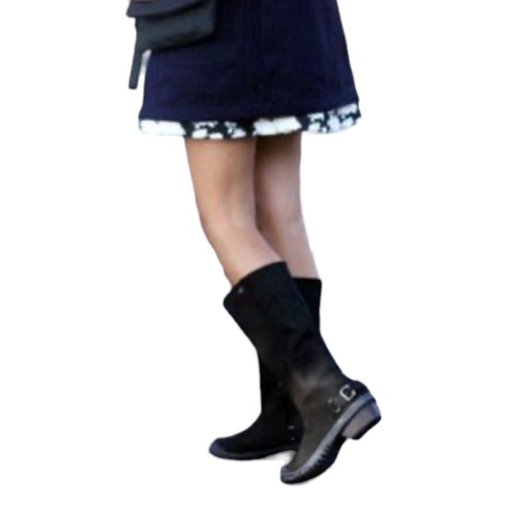 SOREL Black Western Style Leather Slim Boot SZ 6.5 - Picture 8 of 16